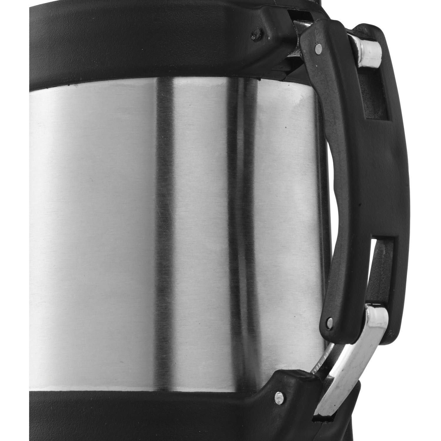 Premium Brentwood 16 oz Vacuum Insulated Stainless Steel Food Jar with Black Finish - Perfect for Lunch, Travel, Hiking & Outdoor Adventures