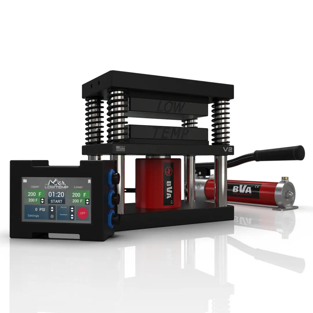 Lowtemp Industries V2 4x7 20 Ton Rosin Press Machine for Extracting Essential Oils - Perfect for Home DIY Rosin, Cannabis Concentrates & Essential Oil Production
