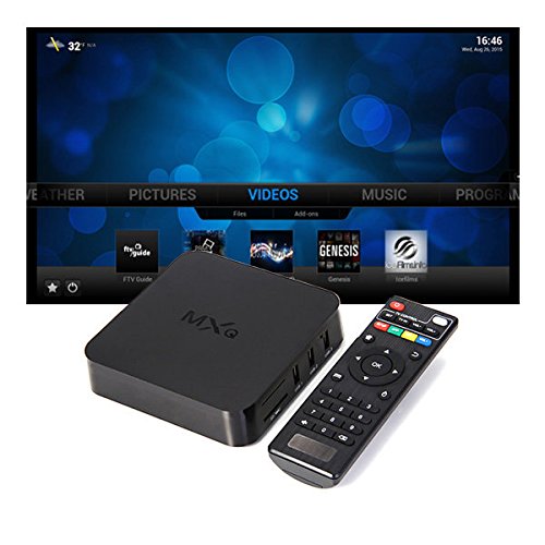 ADAALEN MXQ S805 Android TV Box - 1GB RAM/8GB ROM, Quad Core Processor, Android 4.4 OS, Supports 1080P HD & H.265 HEVC, Pre-installed KODI 14.2 - Perfect for Home Entertainment, Streaming Movies & TV Shows