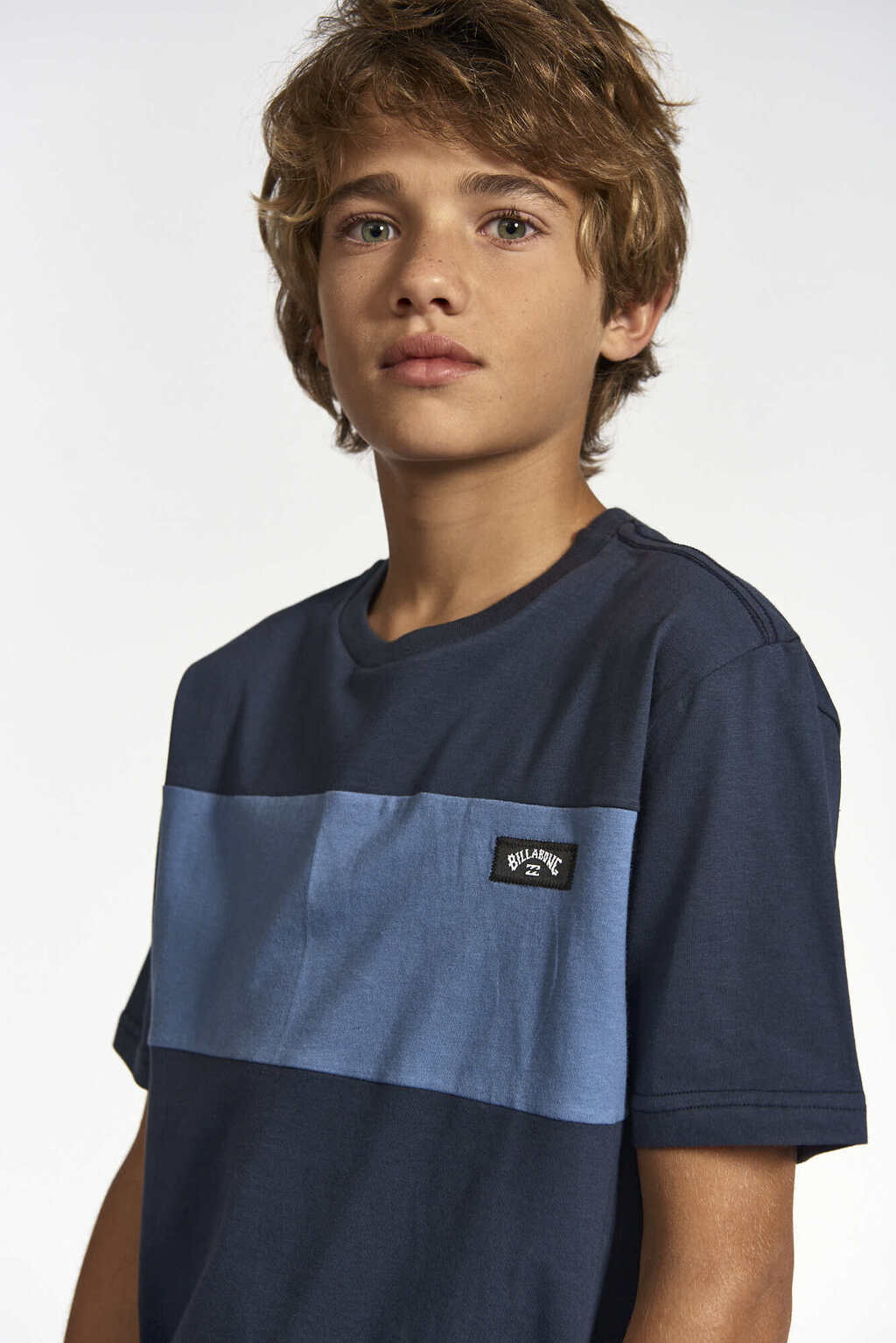 Billabong Boys' Block Tee - Blue Short Sleeve T-Shirt for Kids | Comfortable Cotton Shirt for School, Play & Everyday Wear