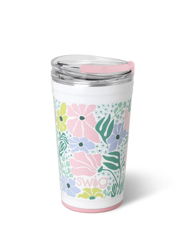 Swig Life Insulated Tumbler Cup - 20oz Stainless Steel Double Wall Vacuum Insulated for Hot & Cold Drinks - Perfect for Garden Parties, Picnics, and Outdoor Events