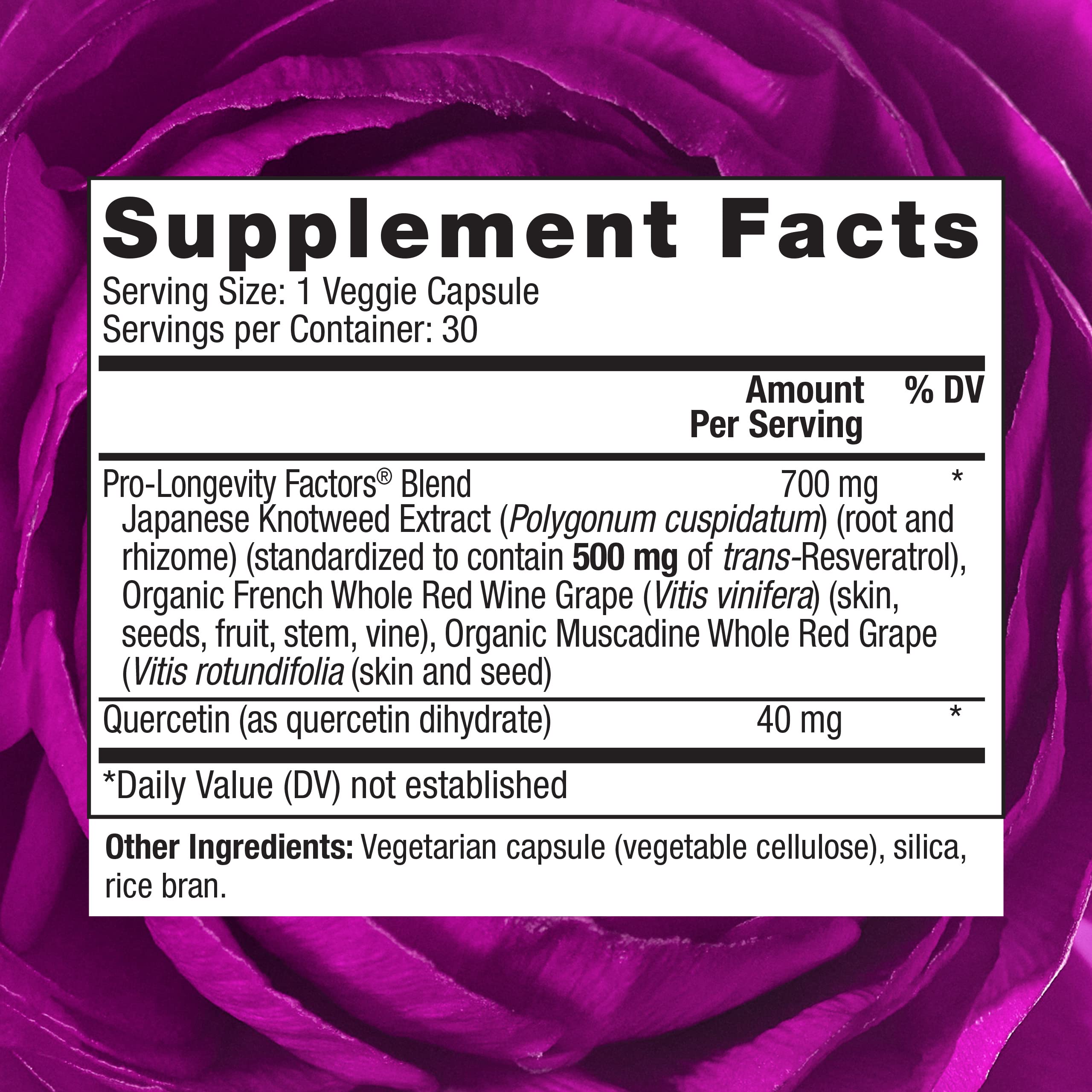 Reserveage Beauty Resveratrol 500mg Supplement - Trans-Resveratrol Antioxidant for Heart & Cellular Health | Supports Healthy Aging, Immune System & Anti-Aging Benefits | Paleo & Keto Friendly (120 Capsules, 60-Day Supply) - Perfect for Daily Wellness Routine & Anti-Aging Regimen
