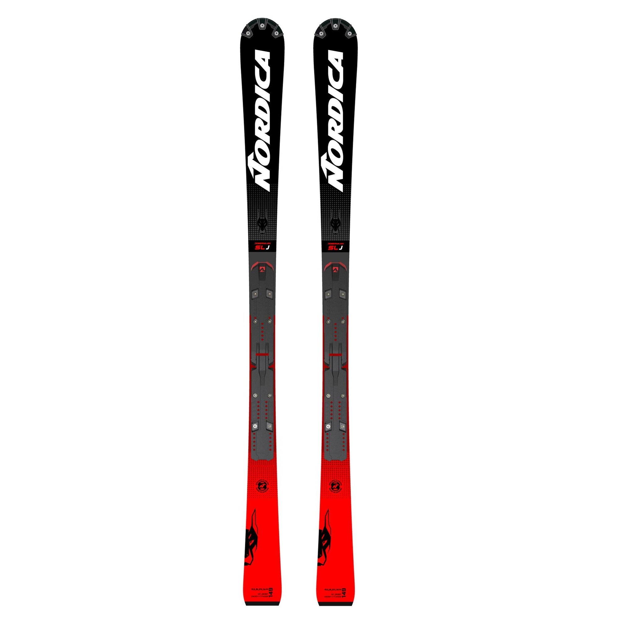 Nordica 2024 Dobermann SLJ Plate Ski - High-Performance Ski Binding for Alpine Racing - Perfect for Competitive Skiers & Speed Enthusiasts on Steep Slopes