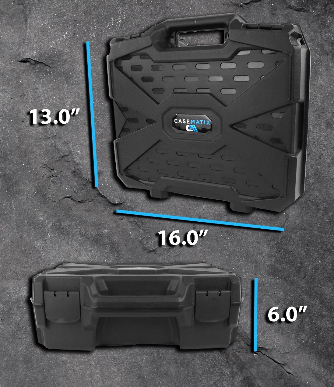 CASEMATIX FPV Drone Quadcopter Travel Case - Customizable Foam Insert for Eachine Racer 250 with Props, Batteries & Accessories | Protective Storage for FPV Racing Drones | Perfect for Travel & Competition Use