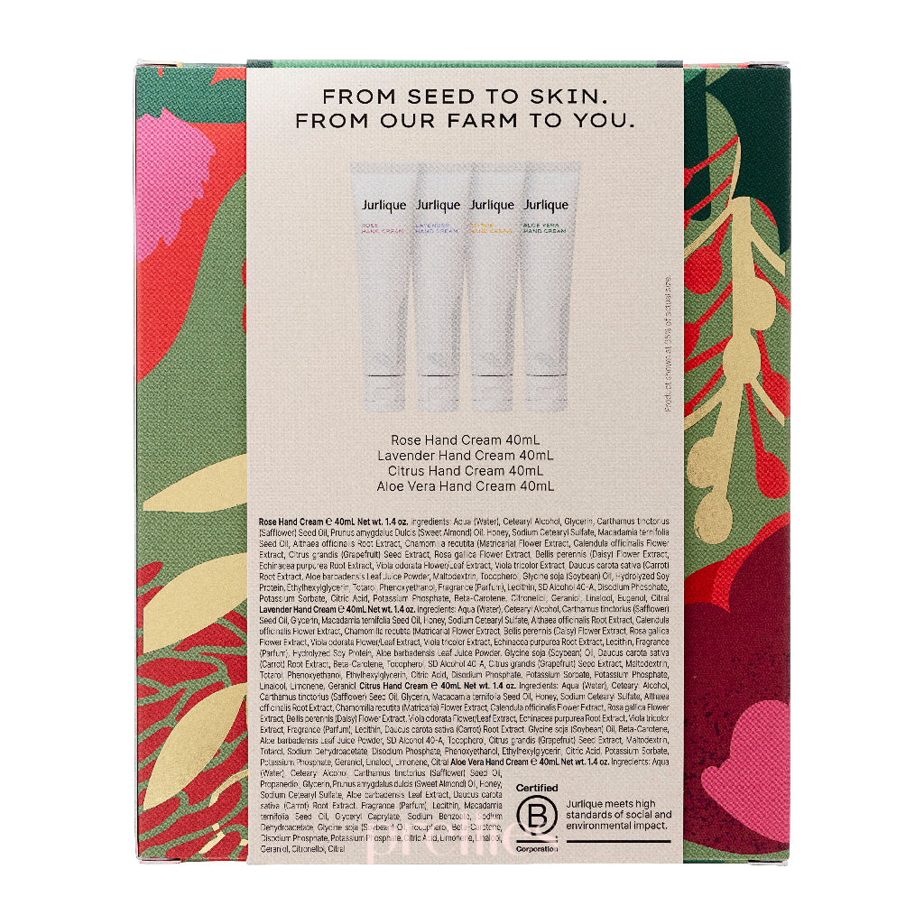 Jurlique Hand Care Hero Gift Set (2024 Christmas Edition) - Moisturizing Hand Cream & Cuticle Balm for Dry Skin - Perfect Holiday Gift for Women & Men