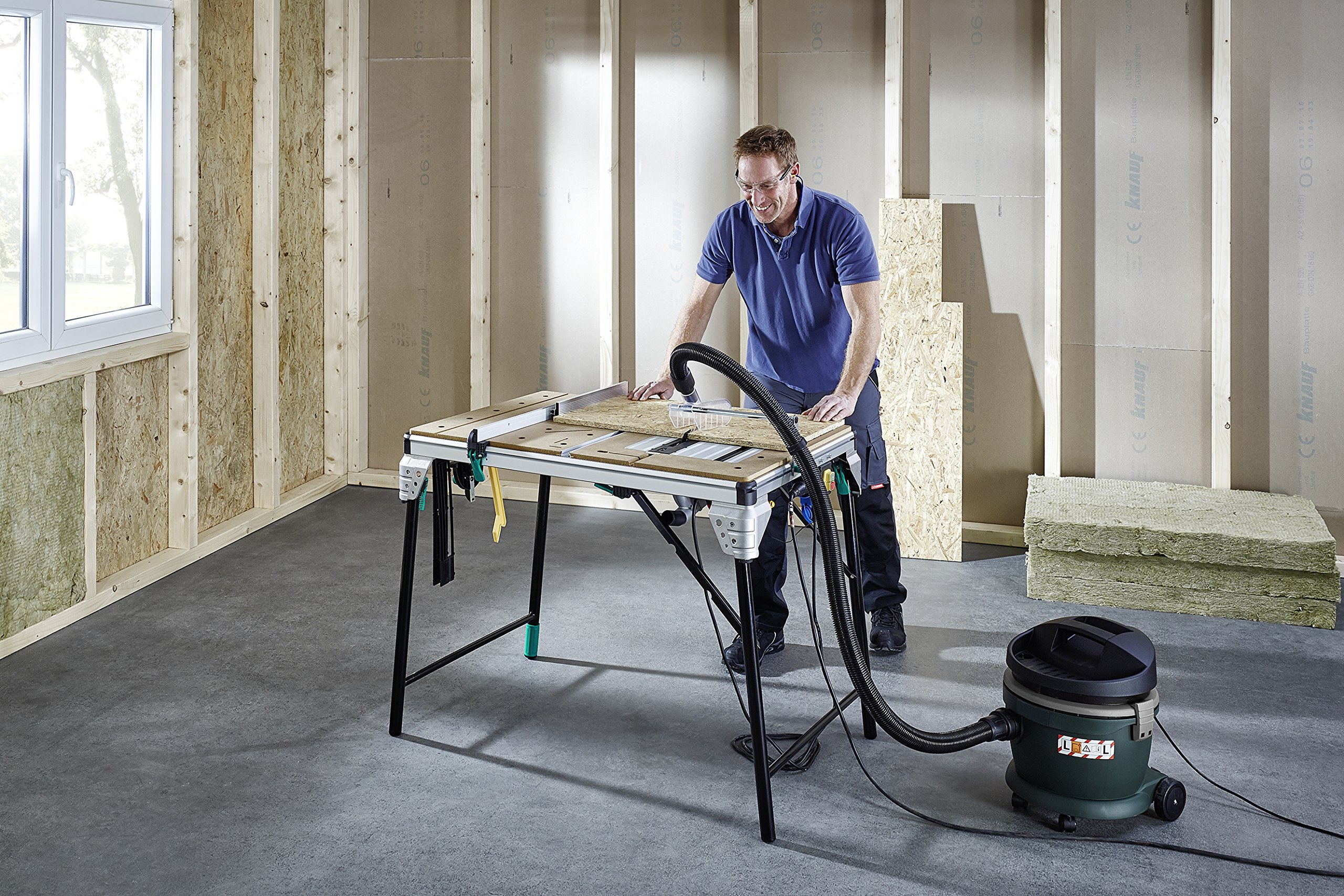 MASTER Cut 2500 Professional Saw Table & Workstation - Heavy Duty Woodworking Bench for DIY Projects & Home Workshops