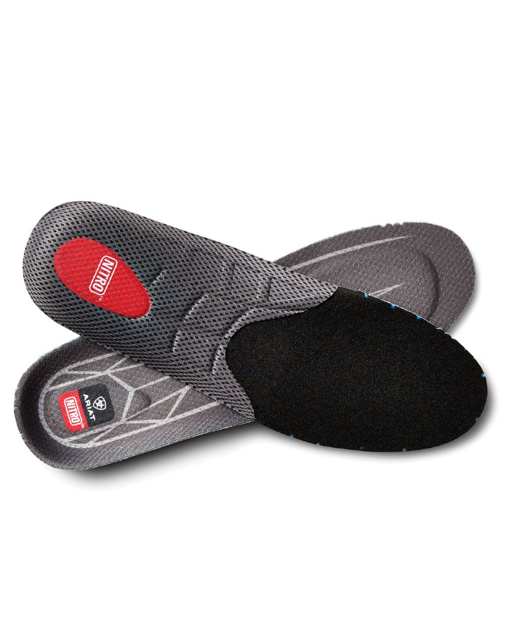 Ariat Women's Nitro Round Toe Comfort Insoles - Cushioned Support for Work Boots, Hiking & All-Day Wear