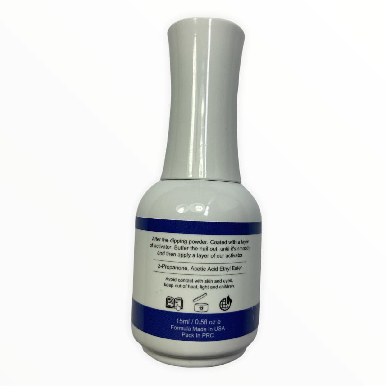 Dip Powder Liquid Trio Kit - Base Coat, Activator & Shiny Top Coat for Dip Powder Nails | No UV Lamp Needed | Perfect for DIY Manicures at Home & Salon Nail Art