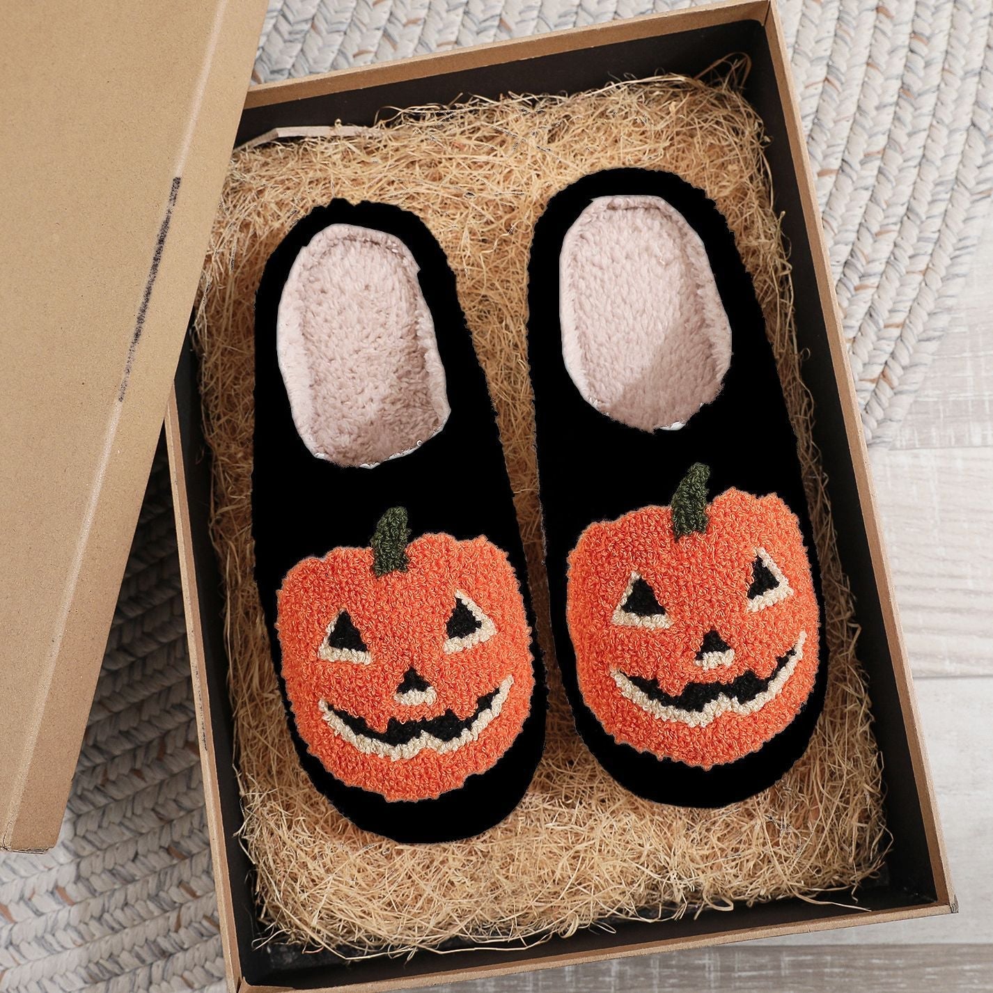 Halloween Slippers for Women & Men - Cozy Plush House Shoes with 7 Cute Designs - Perfect for Trick or Treating, Home Wear & Holiday Gifts