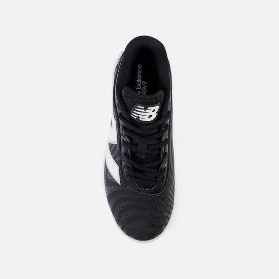 New Balance J4040BK7 Youth Low Molded Cleats - Black Baseball & Soccer Cleats for Kids - Perfect for Field Sports & Outdoor Training