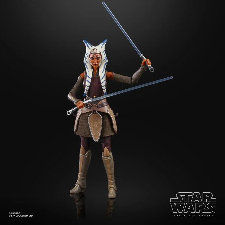 Star Wars The Black Series Ahsoka Tano (Rebels) Action Figure - Premium Collectible Toy for Fans, Gift for Star Wars Enthusiasts | Display, Cosplay, and Role-Playing Scenes