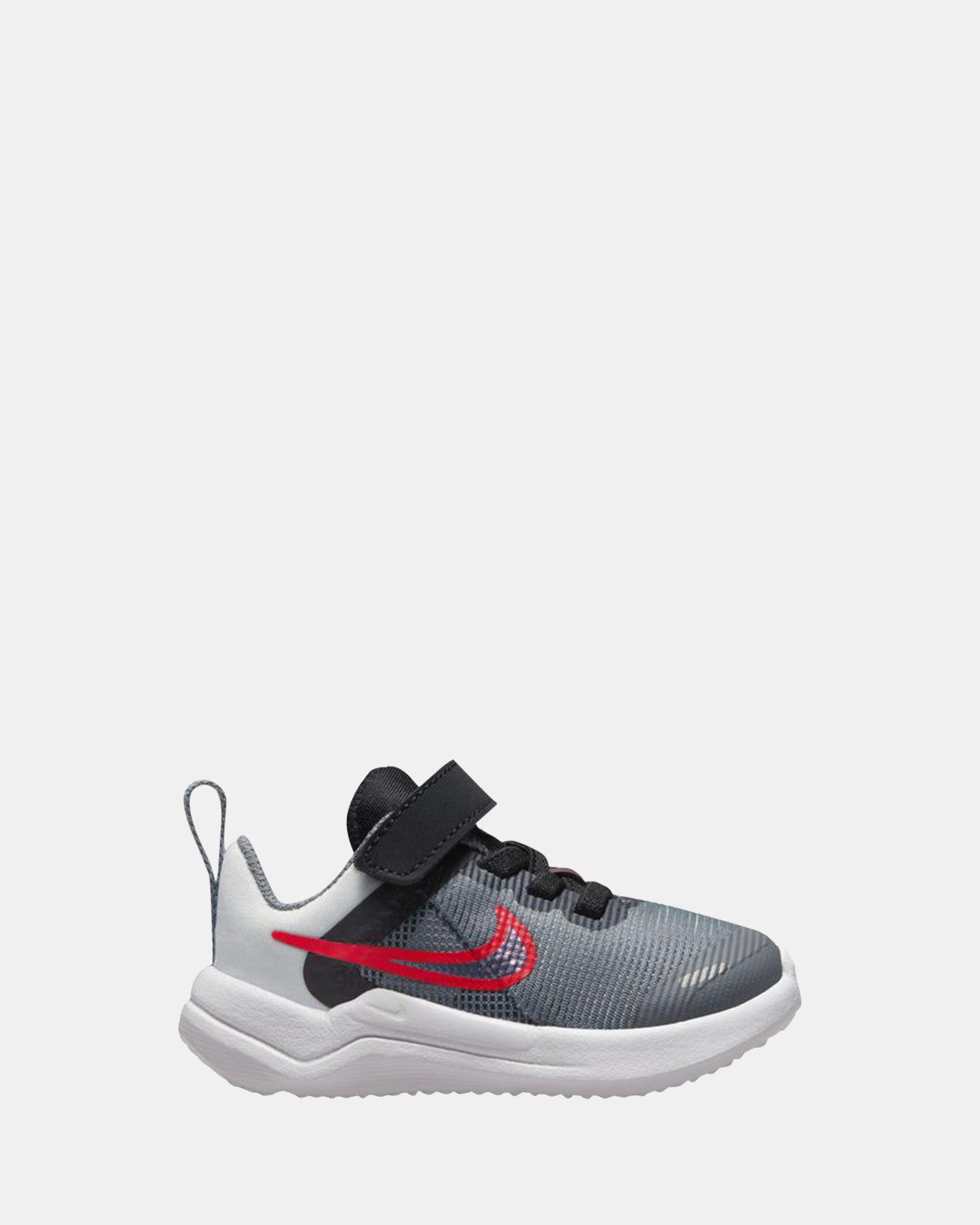 Nike Downshifter 12 Infant Running Shoes - Cool Grey/Light Crimson/Black - Lightweight & Comfortable for Toddlers - Perfect for Playtime, Daycare & Outdoor Activities
