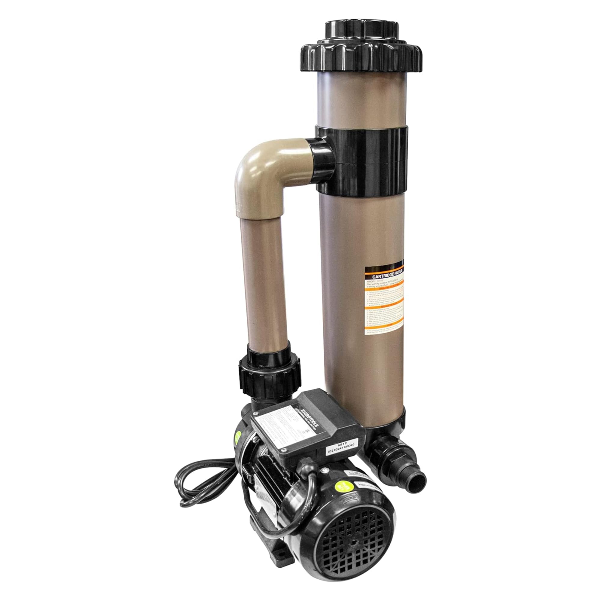 SWIMLINE HYDROTOOLS 8 Sq Ft Above-Ground Pool Cartridge Filter System with 0.3 THP Pump - Ideal for Pools up to 9000 Gallons | Perfect for Backyard Swimming Pools, Summer Water Fun & Easy Pool Maintenance