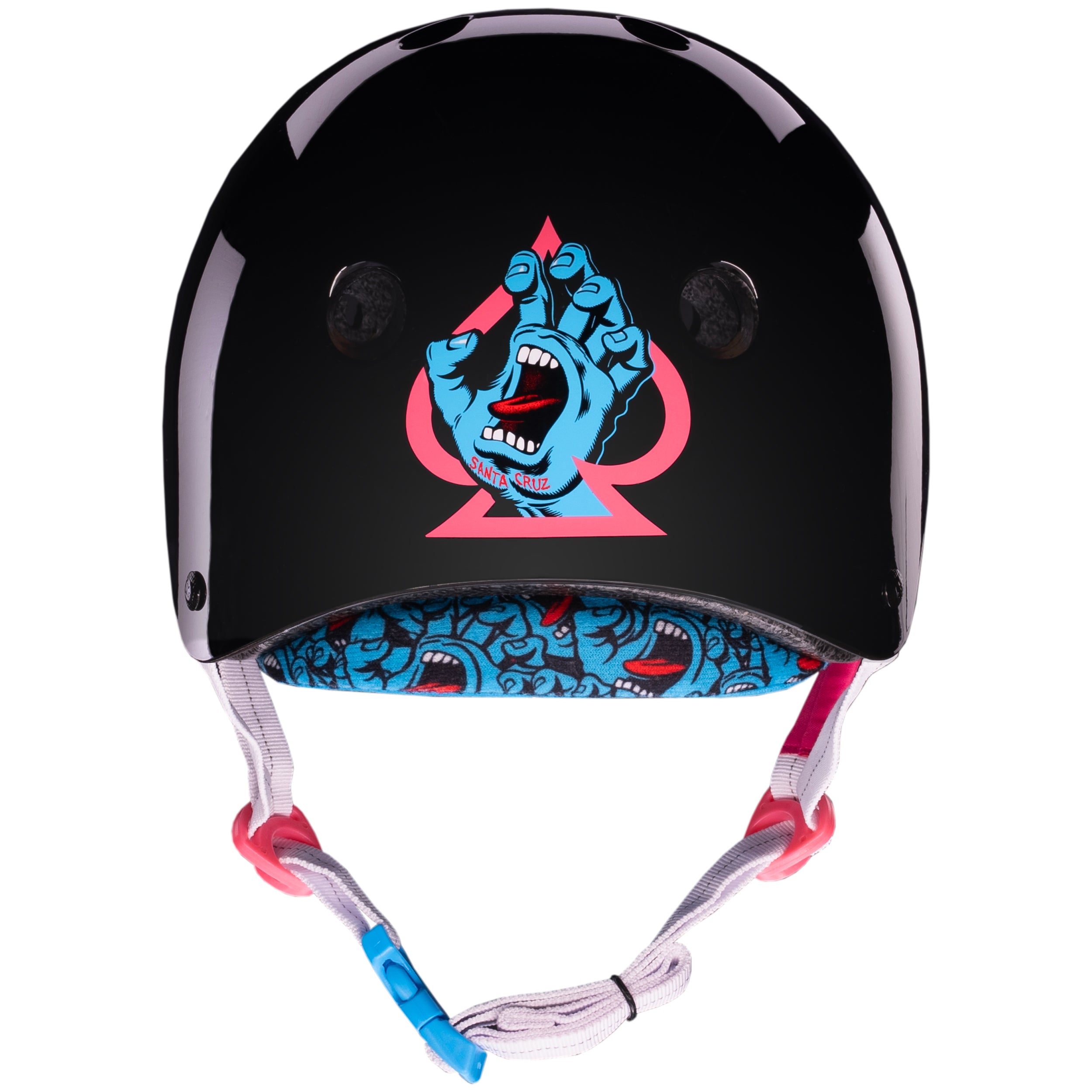 LOW PRO Certified Bike Helmet - SANTA CRUZ SIGNATURE EDITION in Gloss Black | Lightweight & Durable Cycling Protection for Mountain Biking & Urban Commuting