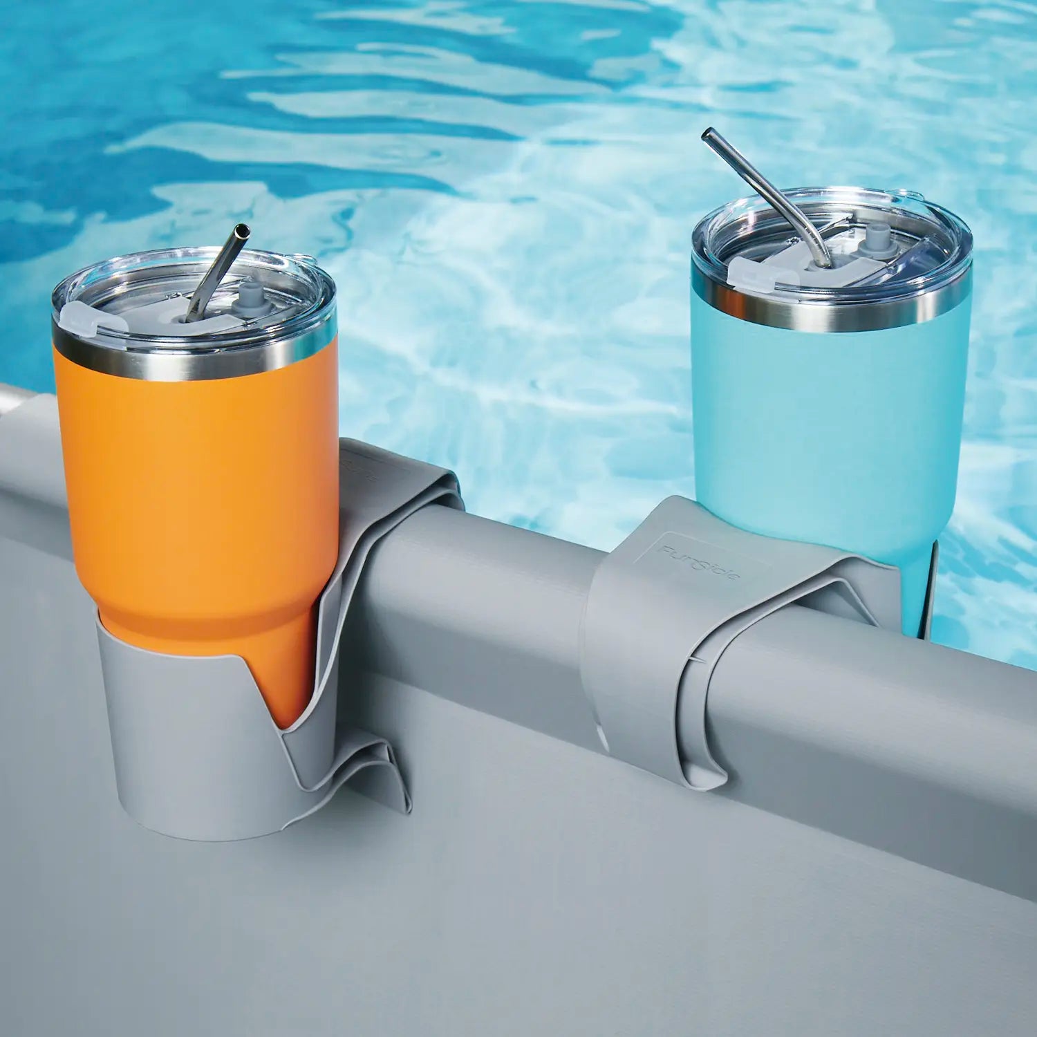 Funsicle Hip Sip Cup Holder (2 Pack) - Leak-Proof Drink Carrier for Kids & Adults - Perfect for Beach, Pool, Hiking, and Outdoor Activities