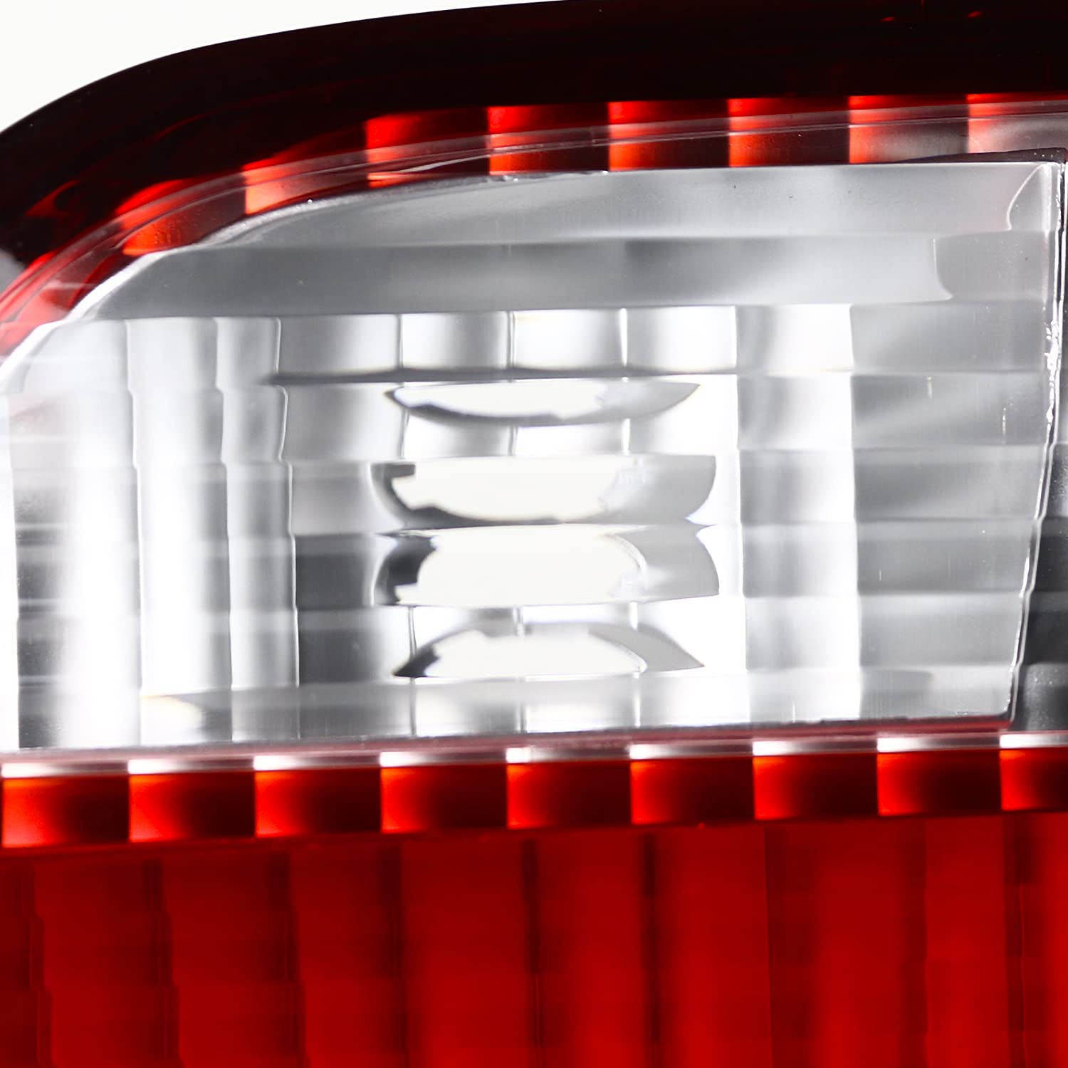 Spec-D Tuning Red LED Tail Lights for 1999-2000 Honda Civic 4-Door Sedan - Left & Right Pair Assembly - Enhanced Style & Night Visibility for Street & Show Cars