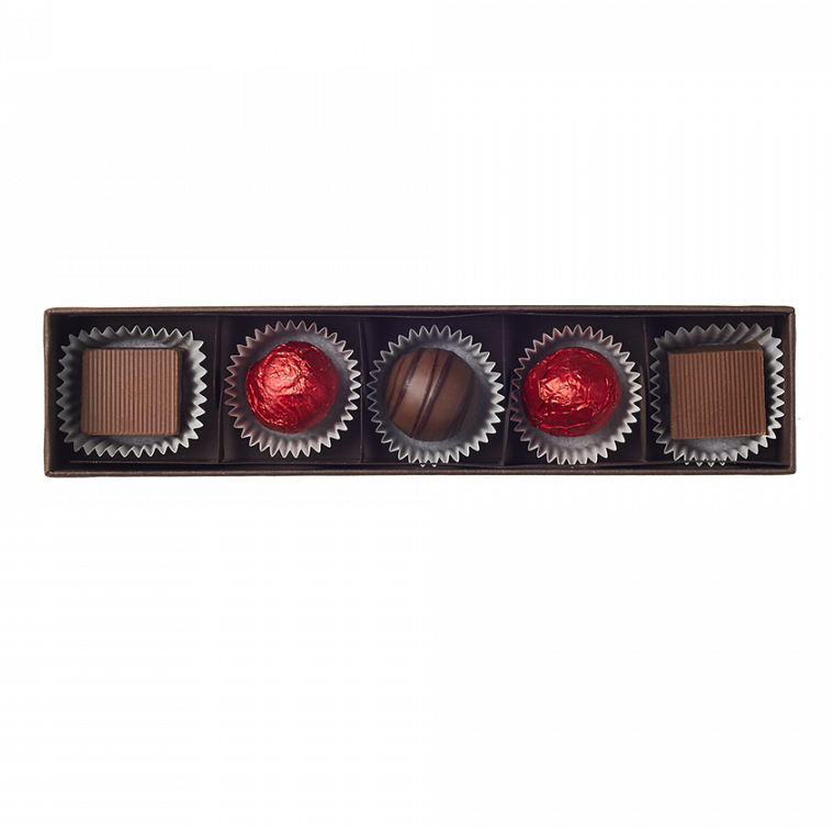Amedei Assorted Pralines Gold Box - Premium Italian Chocolate Gift Set (5 Pieces) - Perfect for Holidays, Birthdays & Gourmet Gifting