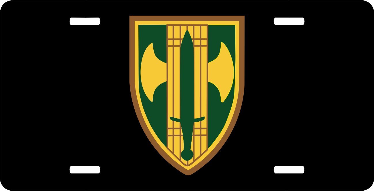 18th Military Police Brigade License Plate - Custom Metal Car Tag for Army Veterans & Military Enthusiasts - Perfect for Trucks, Jeeps & Personal Vehicles