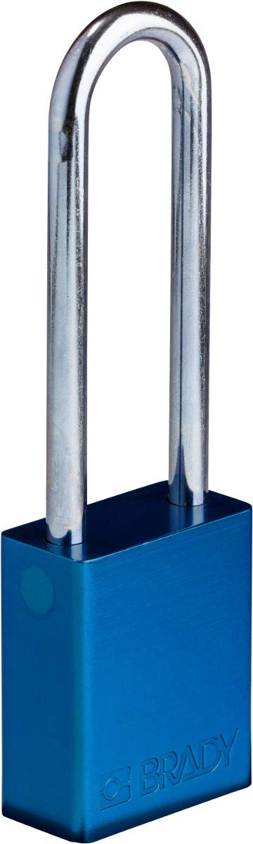 Brady SafeKey Lockout Padlock - Heavy Duty Aluminum Safety Lock with 3.0