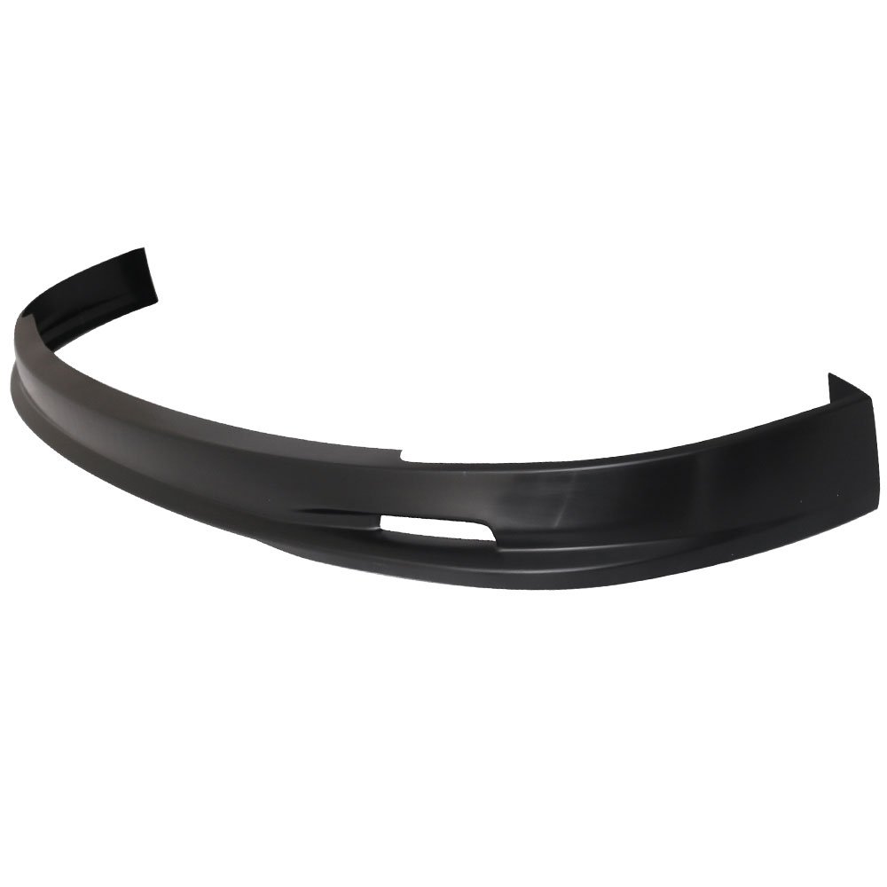 IKON MOTORSPORTS TR Style Front Bumper Lip & Rear Air Dam Diffuser for 2001-2003 Honda Civic - Unpainted Black PP/PU Chin Spoiler - Perfect for Car Styling & Performance Upgrade