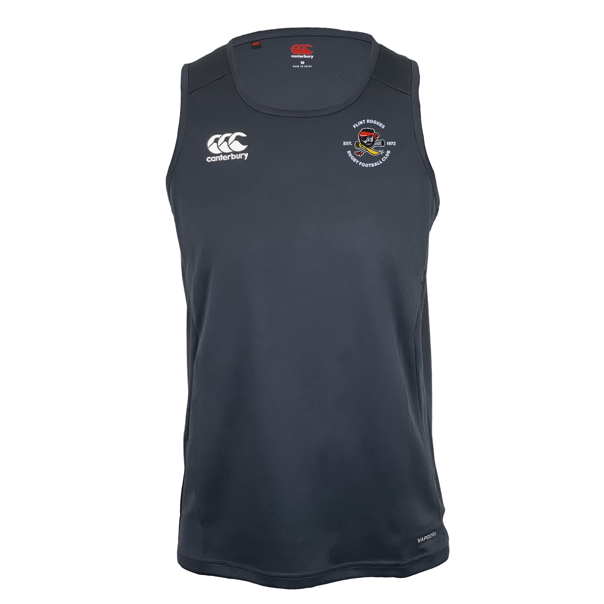 Flint Rogues RFC CCC Club Dry Singlet - Moisture-Wicking Performance Shirt for Rugby & Training - Perfect for Sports, Workouts & Outdoor Activities