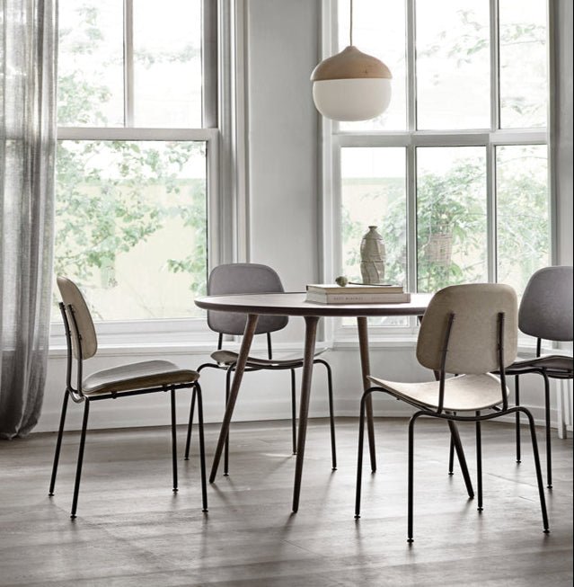 Mater Modern Compound Dining Chair - Sturdy & Stylish for Kitchen, Dining Room & Outdoor Entertaining