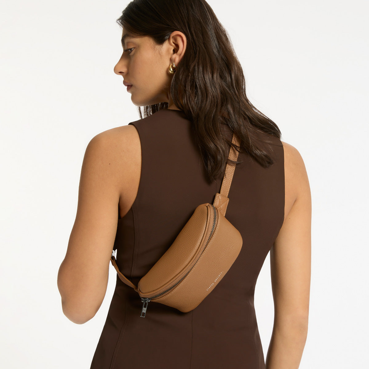 Best Leather Crossbody Bag for Women - Stylish & Durable Camel Brown Purse | Perfect for Work, Travel & Everyday Use