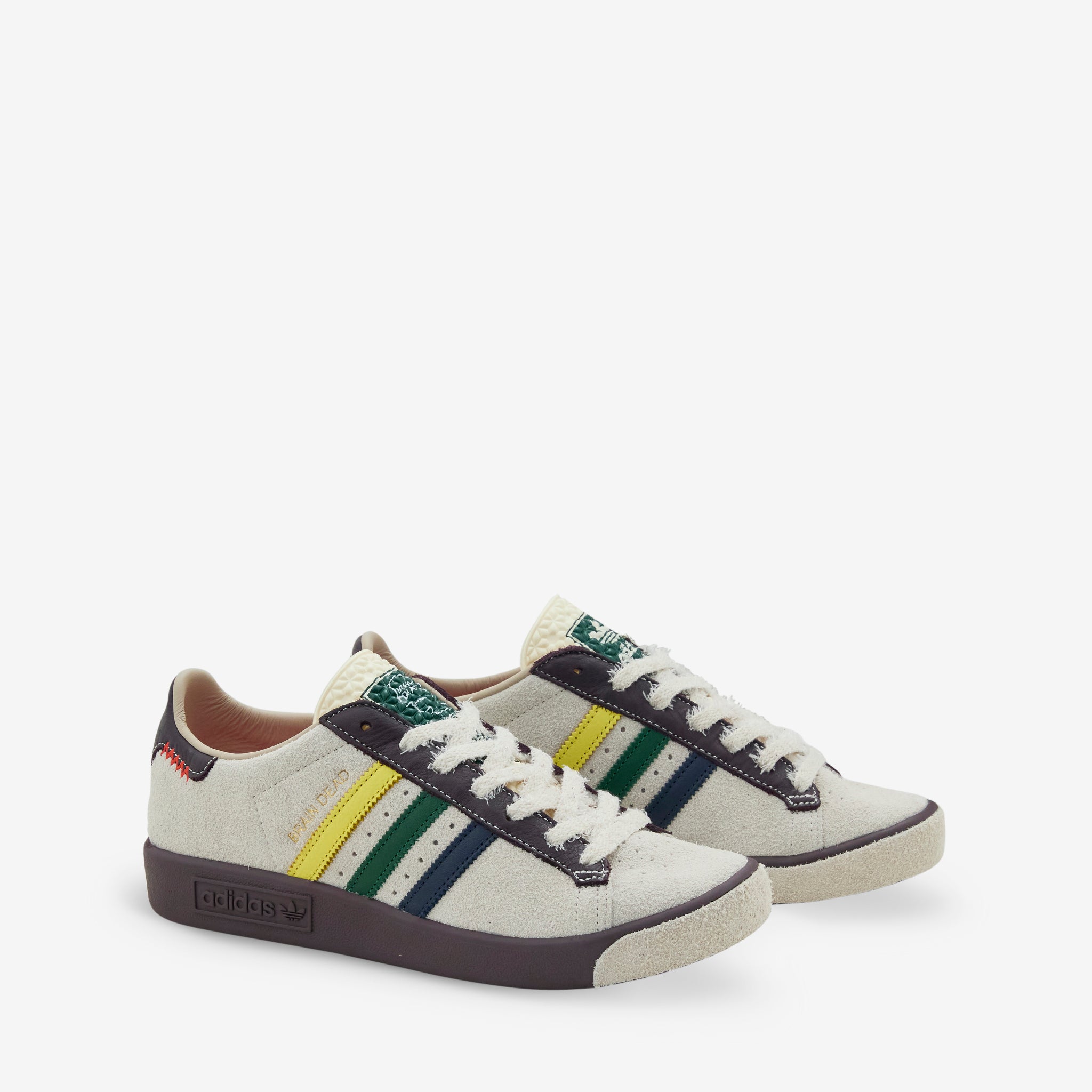 Brain Dead x Forest Hills Cream White & Night Red Sneakers | Pantone Colorway | Streetwear Fashion for Urban Style & Casual Wear