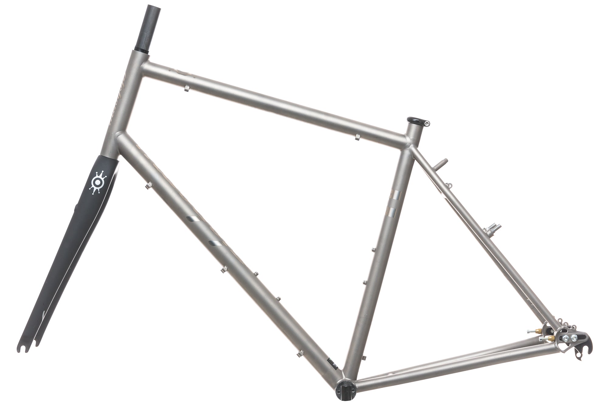 Alchemy Custom Titanium 55cm Road Bike Frameset - Lightweight & Durable Cycling Frame for Road Racing & Endurance Rides