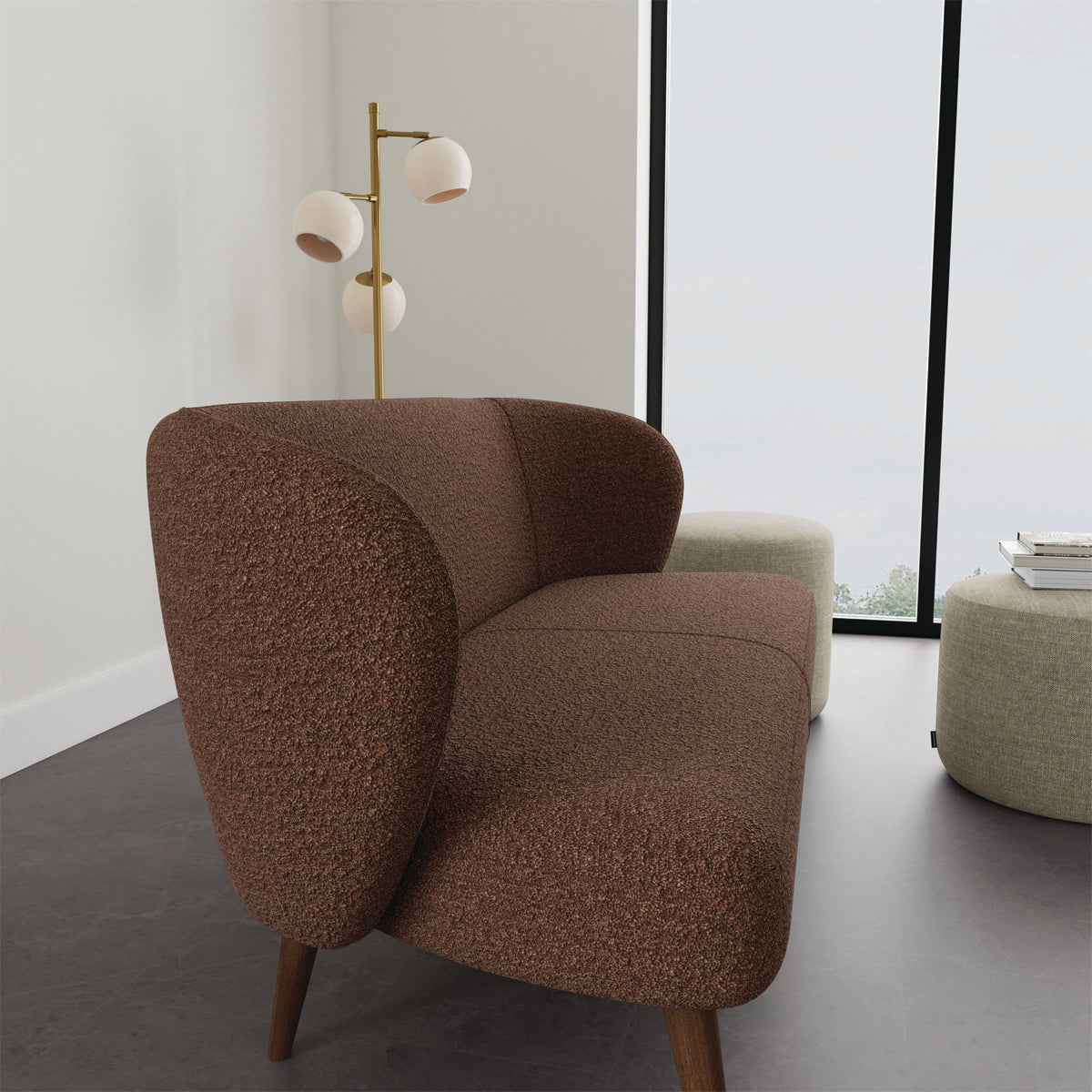 Pebble Rust Boucle