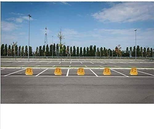 Heavy Duty Parking Lock Barrier - Manual Vehicle Parking Block, Anti-Theft Octagon Bollard for Driveways, Garages & Parking Lots - Perfect for Home, Business & Commercial Security