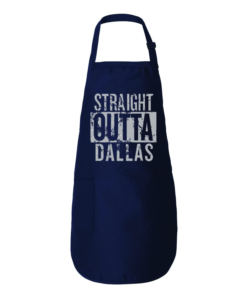Wild Bobby Straight Outta Fan Fantasy Football Apron for Men - Sports Graphic Design with Pockets - Perfect for Game Day BBQs, Tailgating & Sports-Themed Parties