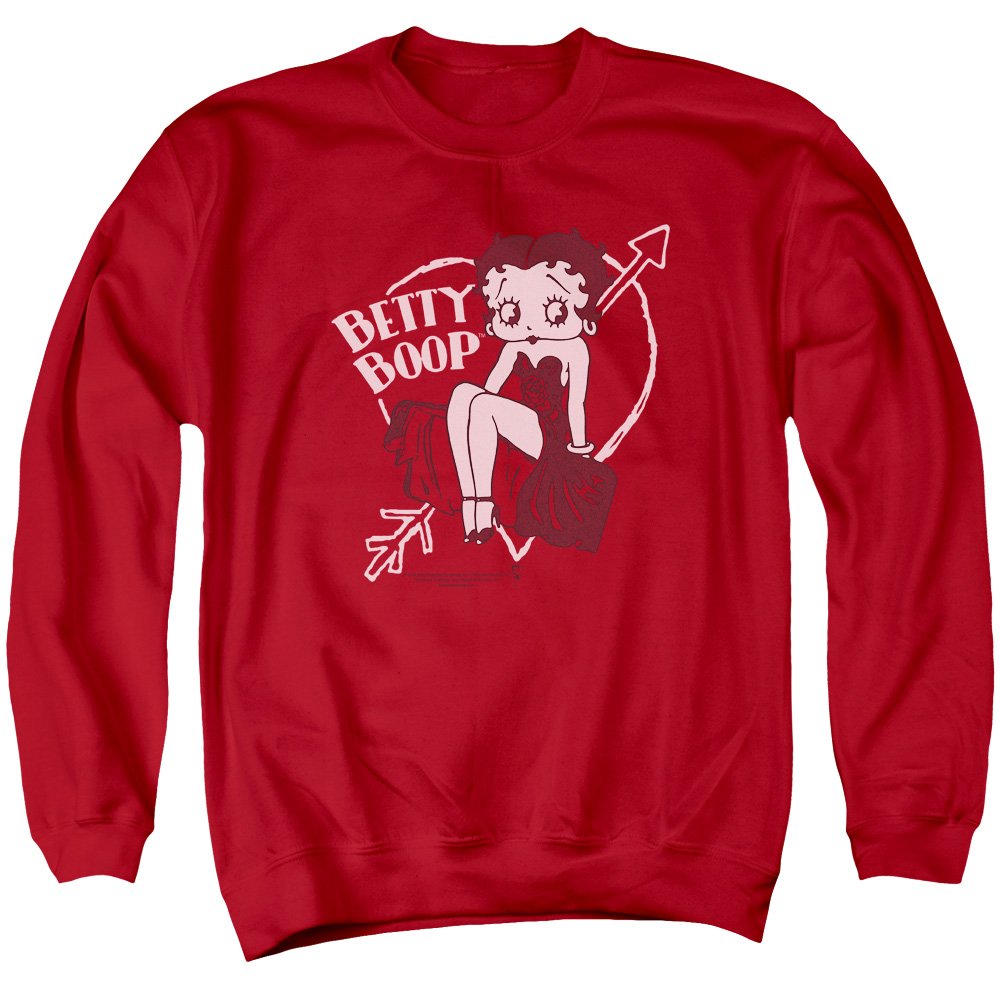 Betty Boop Lover Girl Unisex Crewneck Sweatshirt for Men & Women | Casual Streetwear, Gift for Fans, Retro Fashion