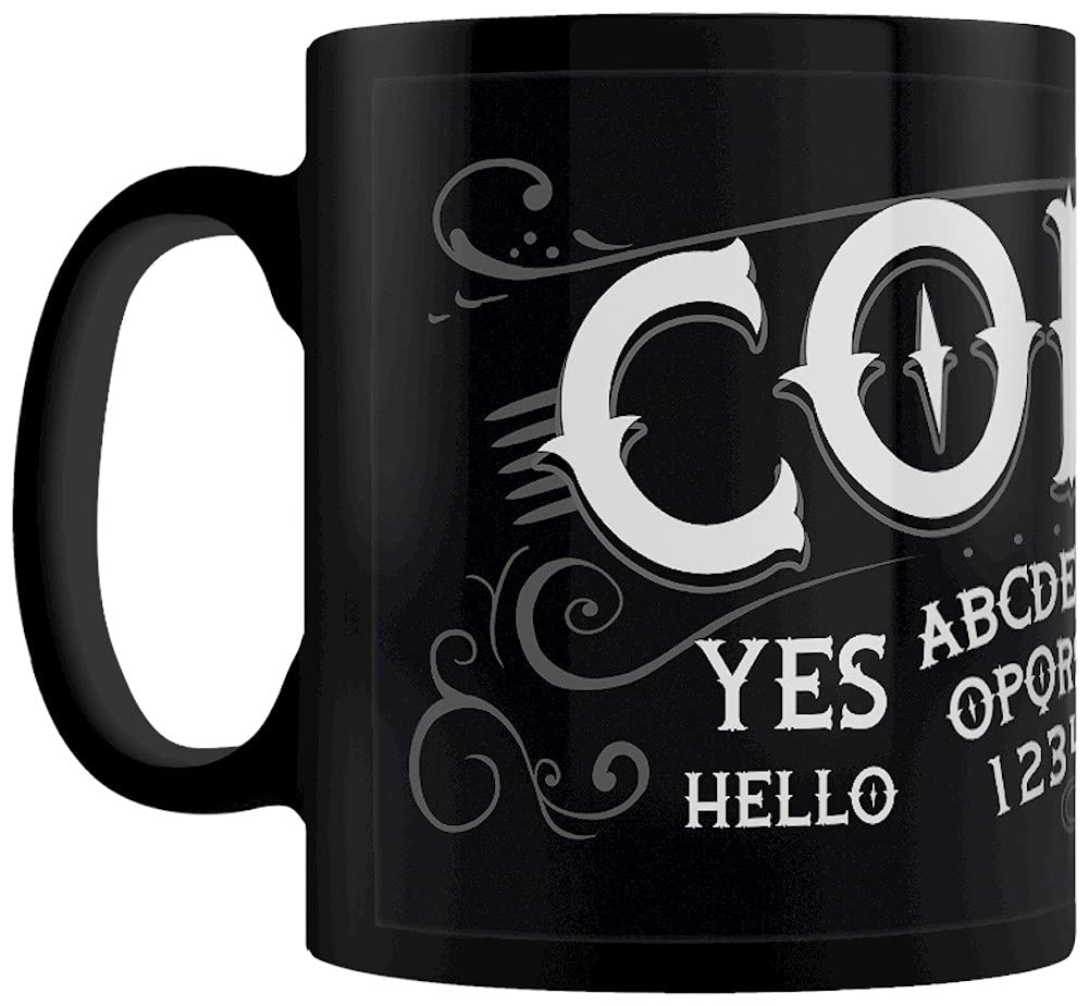 Grindstore Ouija Board Coffee Mug - Gothic Horror Novelty Ceramic Cup for Tea & Coffee - Perfect for Halloween, Witchcraft & Spooky Gift Ideas