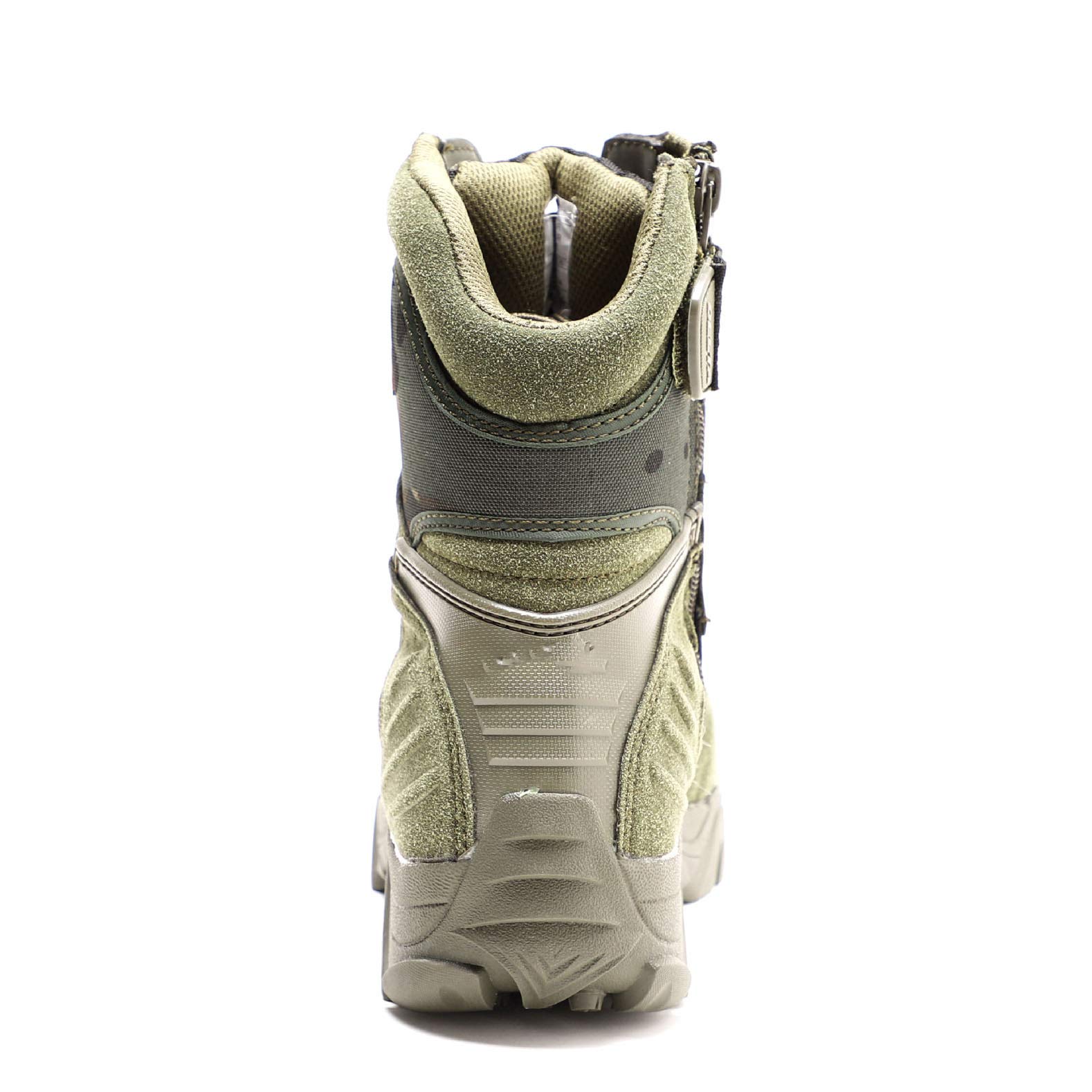 Men's Tactical Boots - High-Top Army Training Shoes for Outdoor Hiking, Climbing & Combat | Durable Military Boots in Green | Size 46/UK 11.5/US 12 | Perfect for Special Forces, Outdoor Adventures & Heavy Duty Work