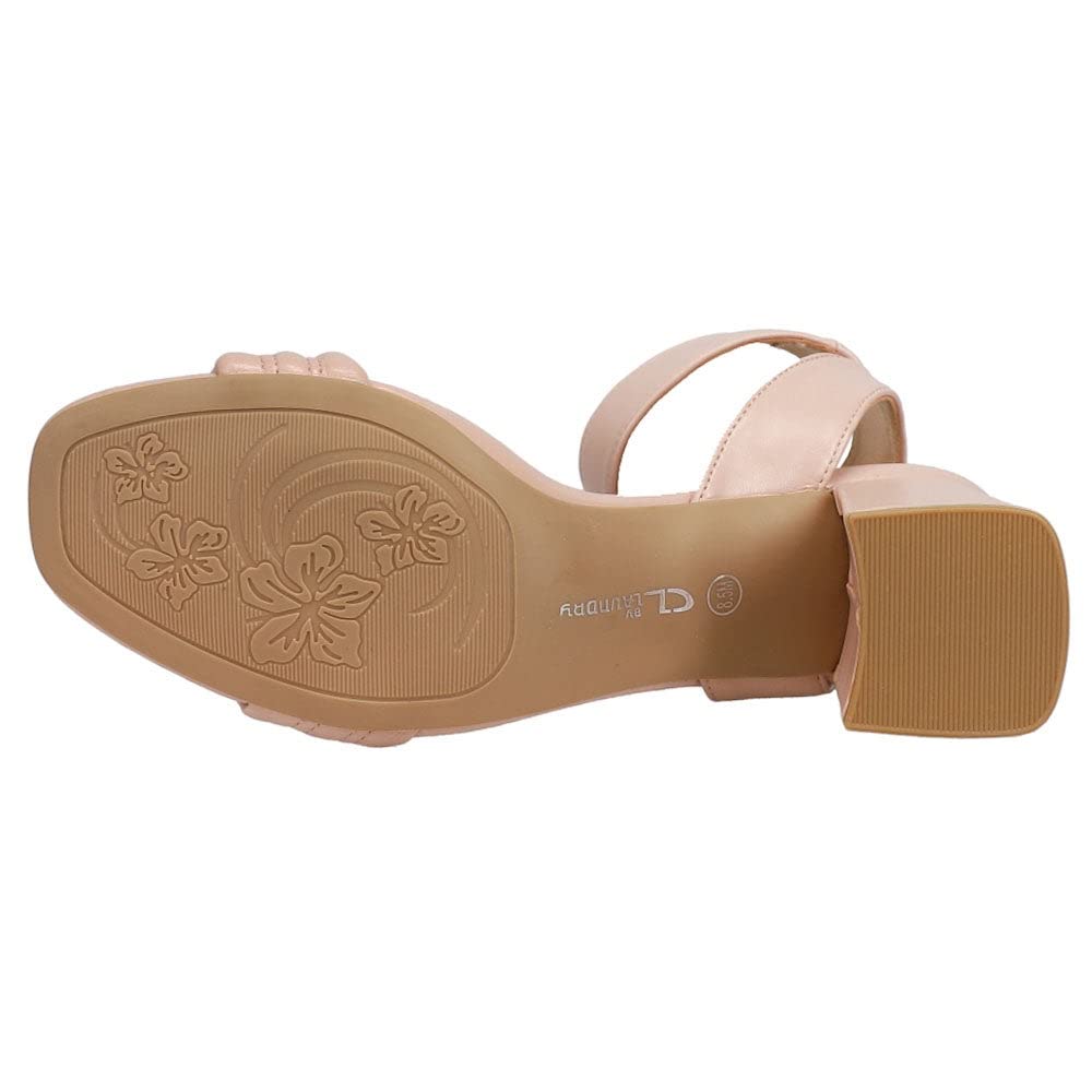 Chinese Laundry Women's Blest Smooth Heeled Sandal - Comfortable Dress Sandals for Weddings, Parties & Office Wear
