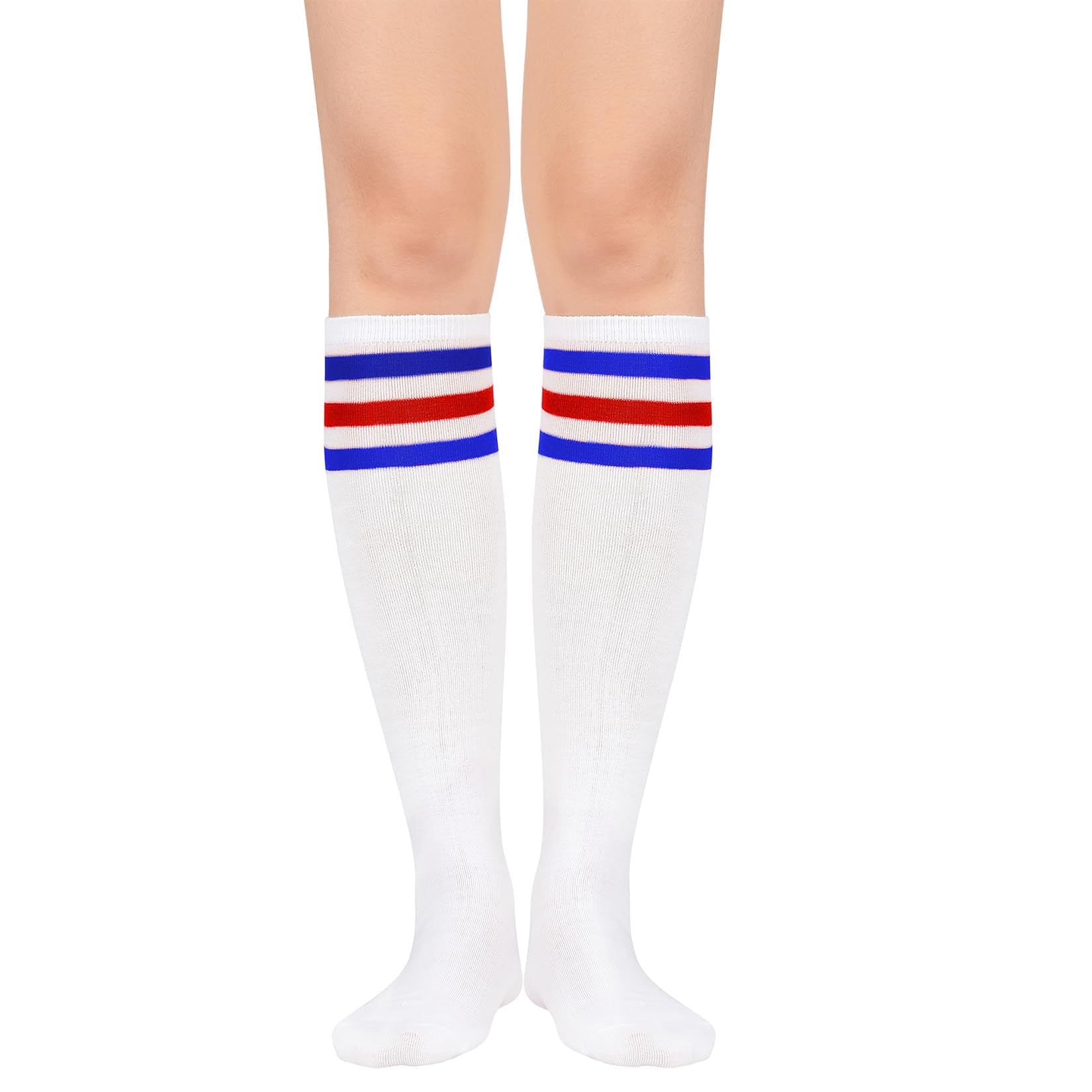 Century Star Women's Knee High Compression Socks - Athletic Running & Casual Wear with Triple Stripes - Perfect for Sports, Workouts & Everyday Comfort