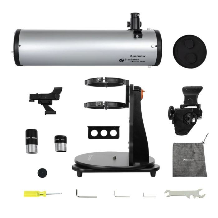 Celestron StarSense Explorer 150mm Tabletop Dobsonian Telescope - 22482 for Stargazing, Astronomy Beginners & Backyard Observing