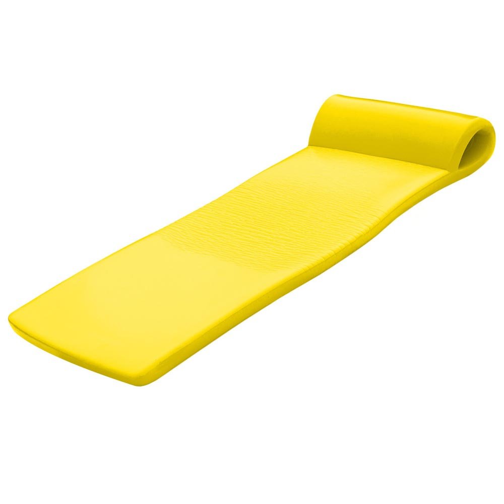 Pool Mate X-Large Foam Pool Float - Premium Yellow Inflatable Lounge for Adults, Perfect for Swimming Pools, Lakes & Beach Relaxation