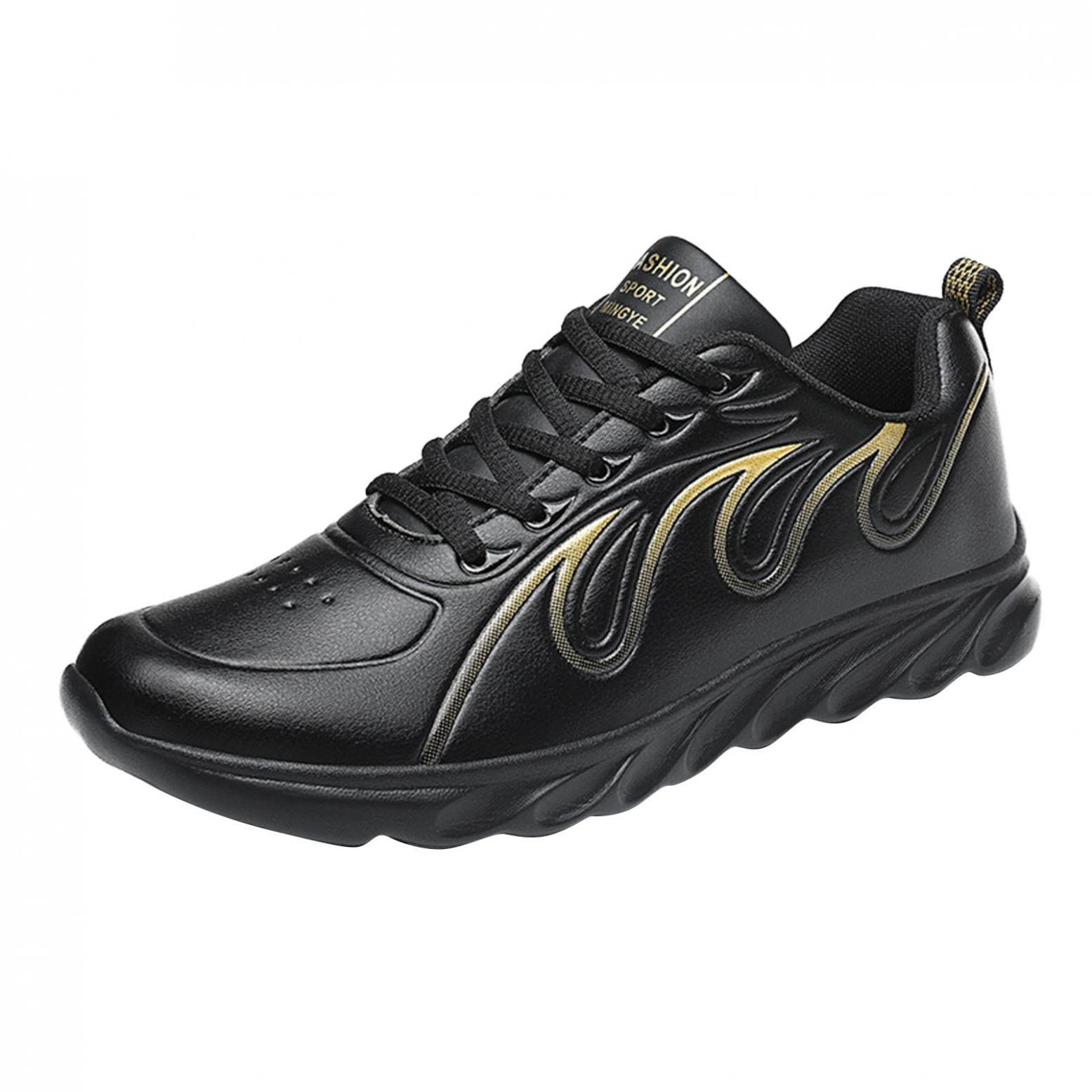 RQWEIN Men's High-Top Basketball Shoes - Breathable Anti-Slip Sneakers for Sports & Gym