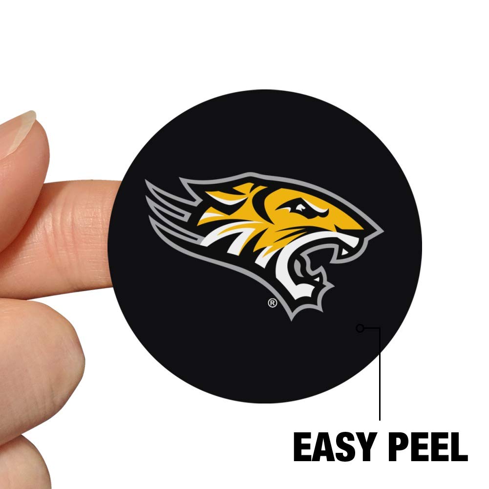 Towson University Tigers Logo 1 Inch Planner Stickers - Clear Scrapbooking Decals for Bullet Journals, DIY Crafts, School Supplies & Gift Wrapping