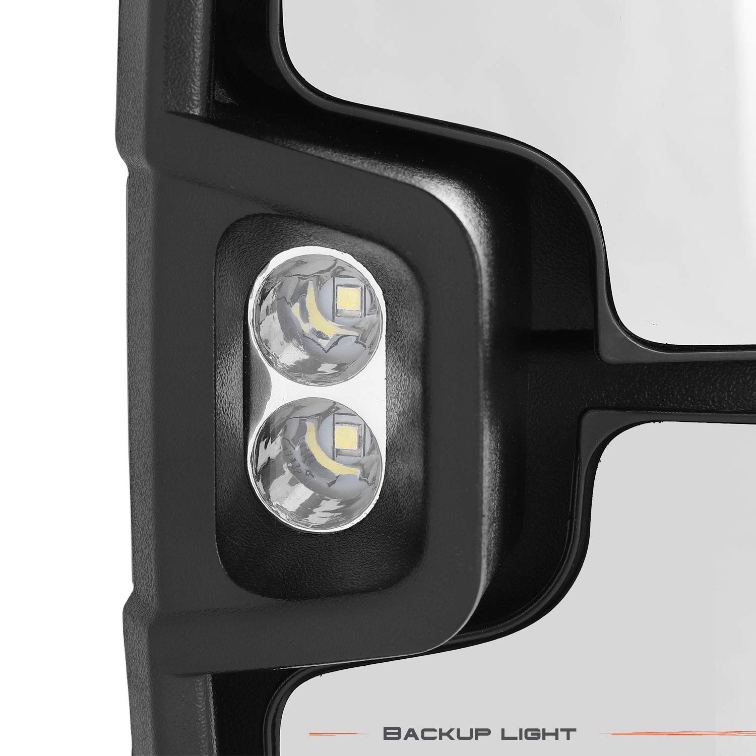 AKKON Power Folding Heated Towing Mirrors with Turn Signal & Lamp for 2014-2018 Chevy Silverado GMC Sierra - Chrome - Perfect for Enhanced Visibility & Safety While Towing Trailers or Large Loads