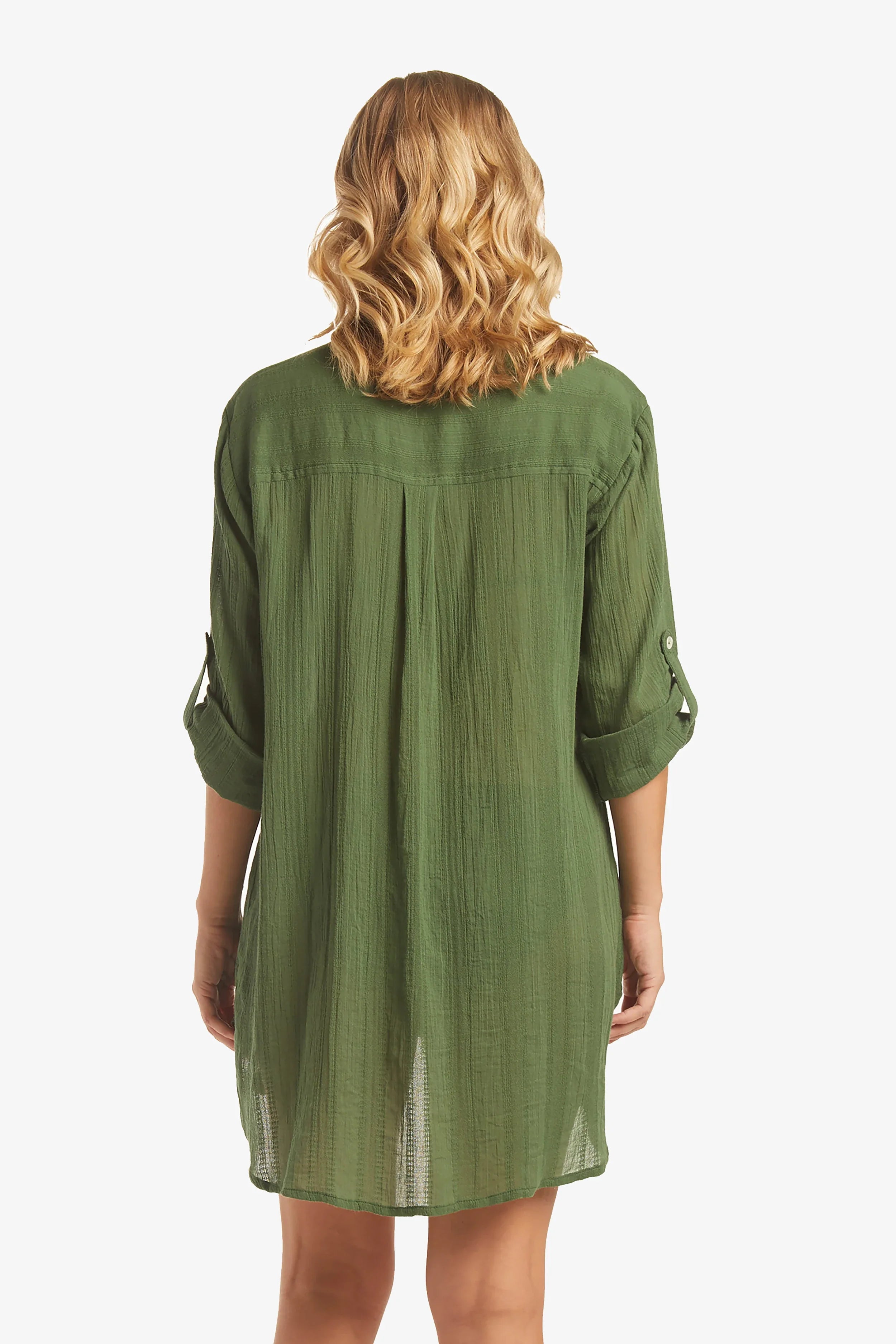 Relaxed Fit Casual Shirt Dress for Women - Comfortable & Stylish Long Sleeve Button Down Tunic - Perfect for Work, Travel, and Everyday Wear
