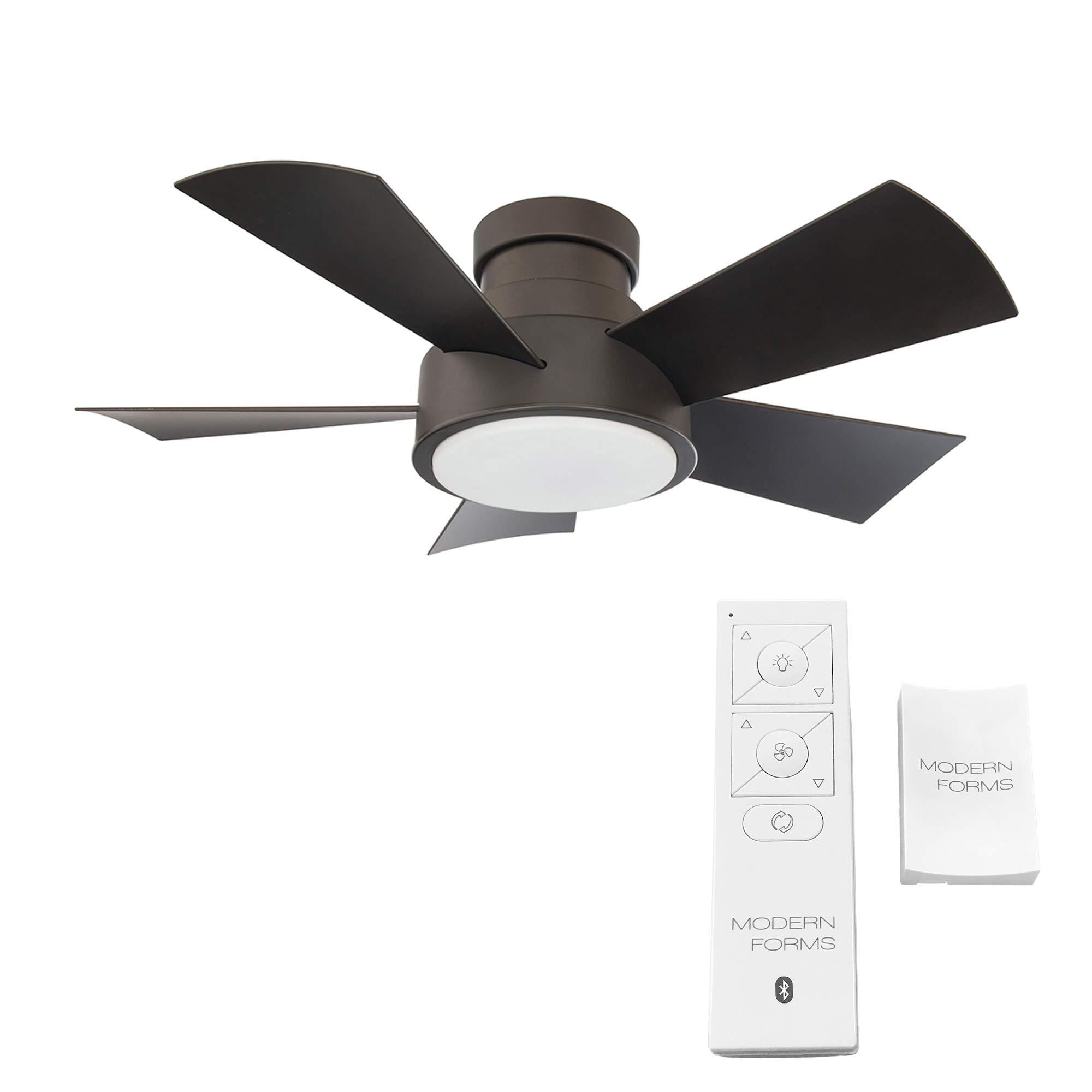 Vox Smart 38-Inch Bronze 5-Blade Ceiling Fan with 3500K LED Light Kit, Remote Control, Alexa & Google Assistant Compatible, Ideal for Living Room, Bedroom, and Patio