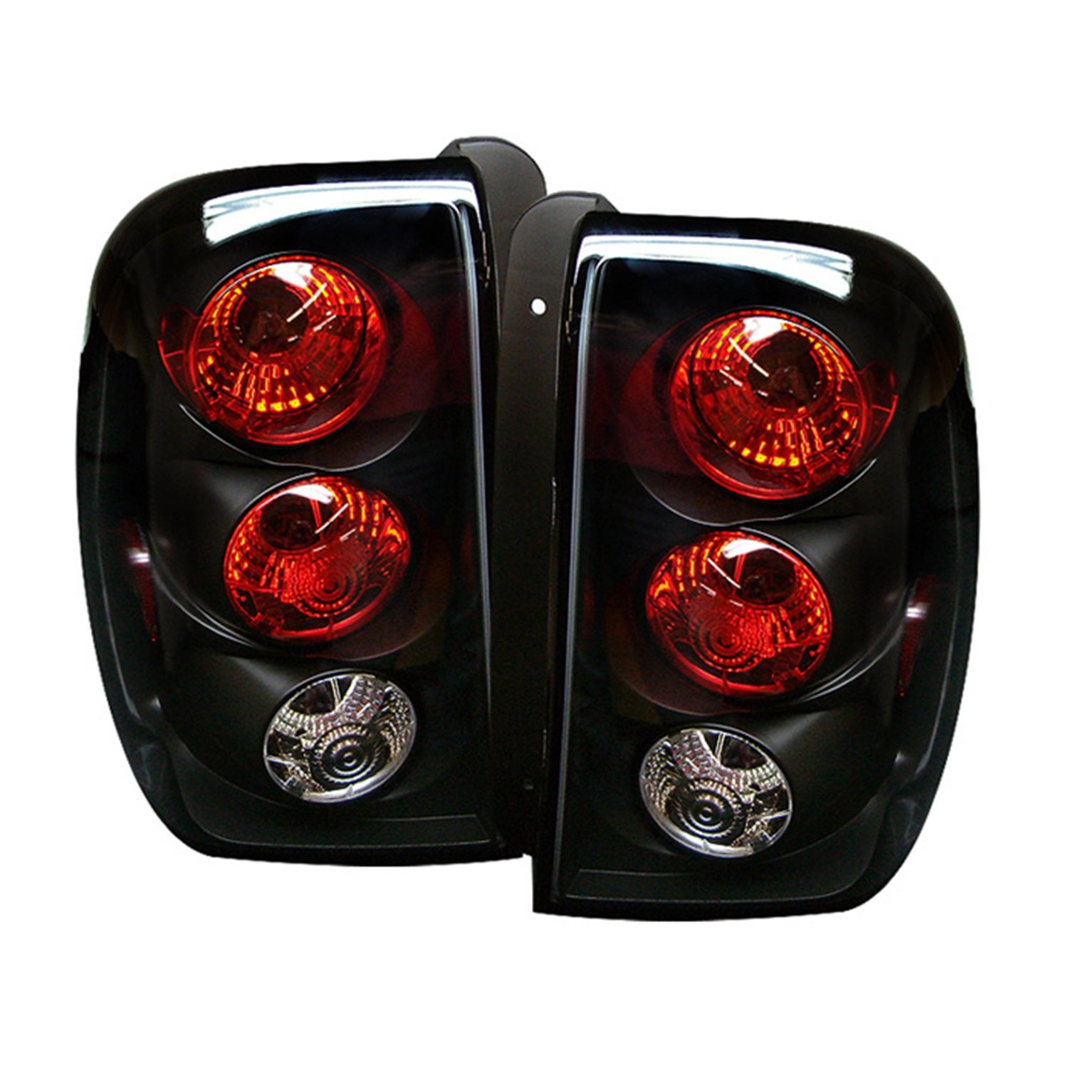 Spyder Chevy Trailblazer 02-04 Altezza Tail Lights - Black Smoke Lens LED Brake Lights for Off-Roading & Night Driving