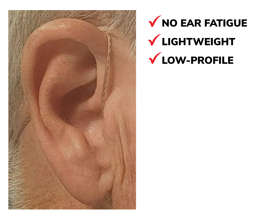 Whisper Hawk EC Covert Lapel Microphone EP1334EC W - Compatible with Motorola APX/TRBO Radios - Perfect for Law Enforcement, Security & Professional Communications