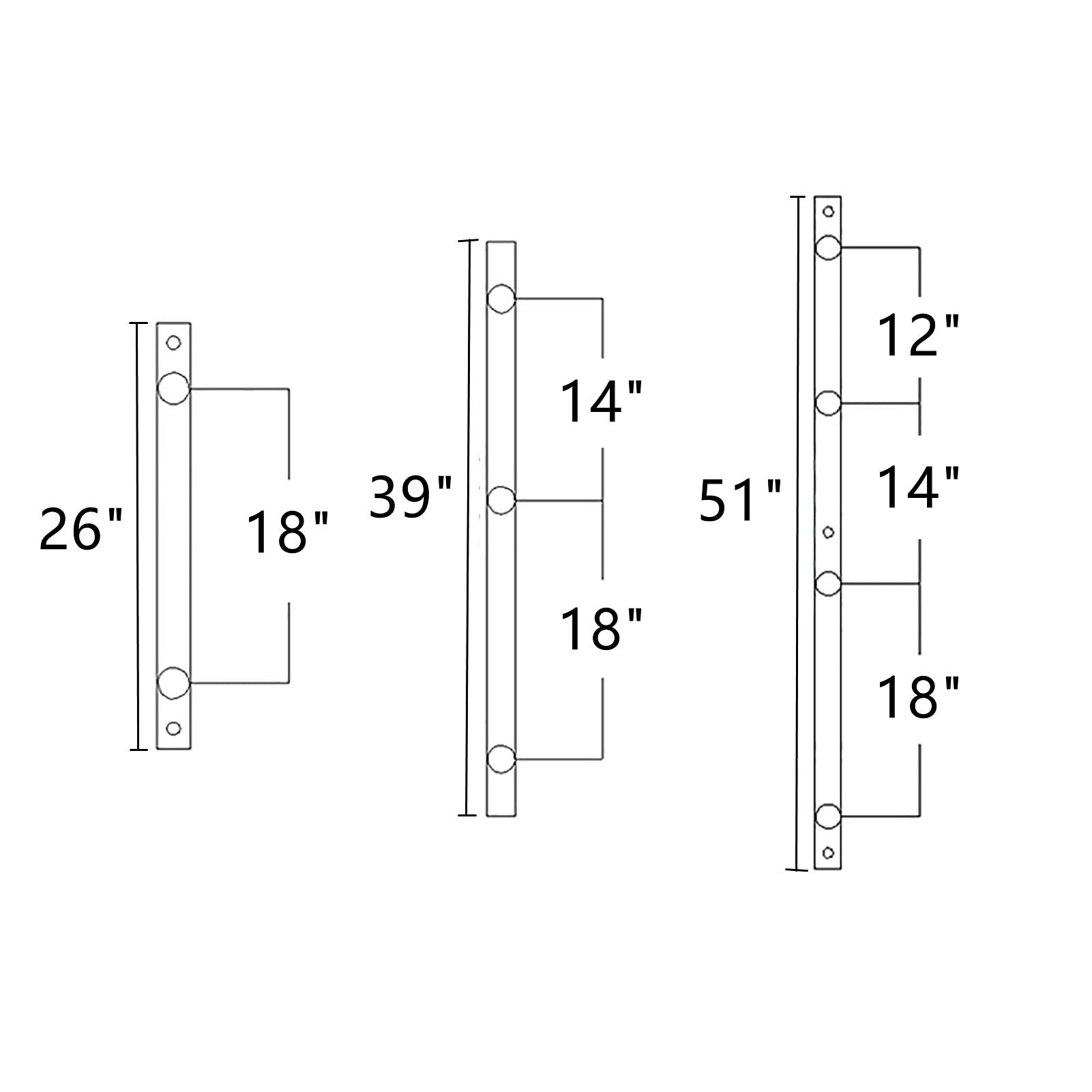 Wall Mounted Weight Plate Holder for Garage & Home Gym - Olympic Bumper Plate Storage Rack - Barbell Plate Organizer for 1
