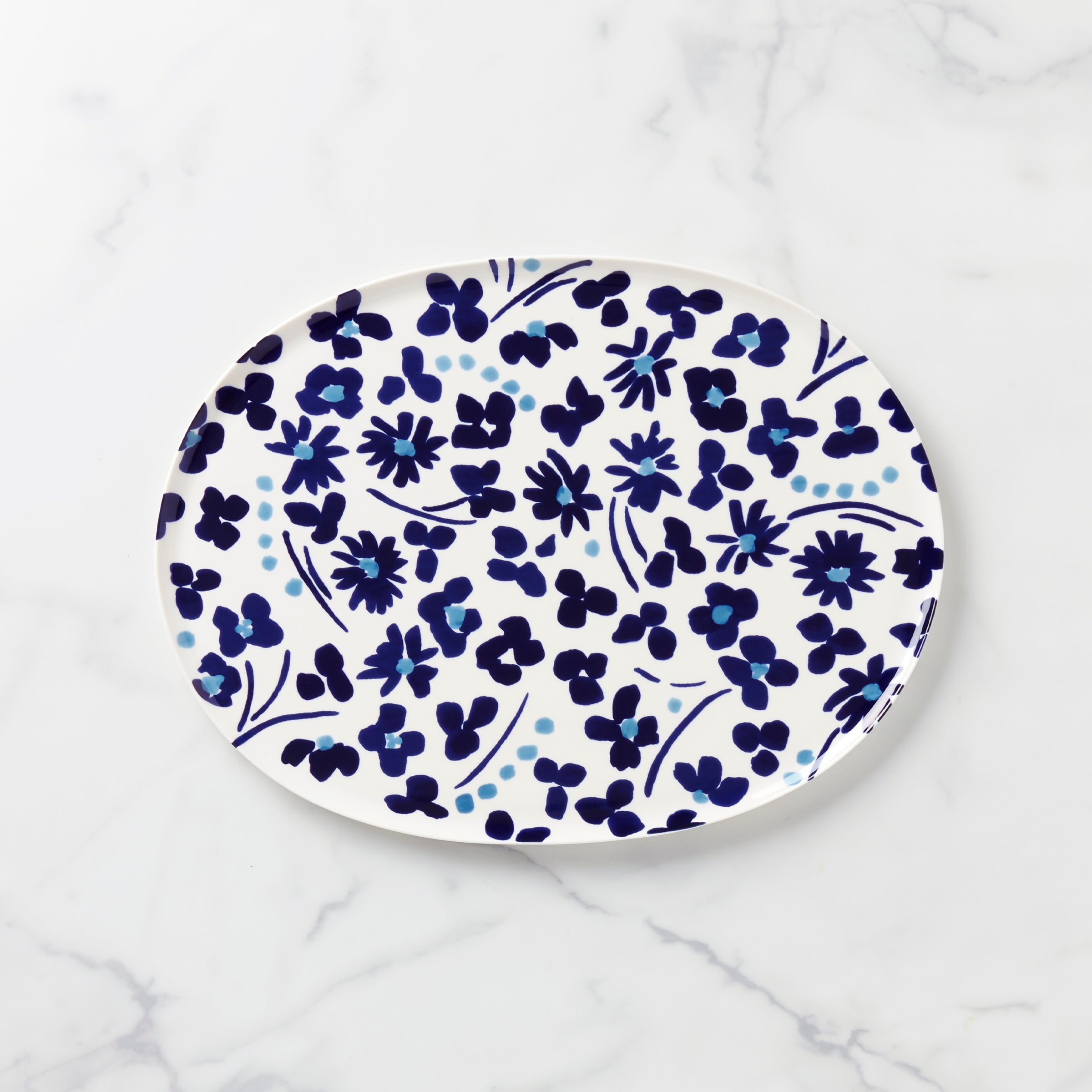 Floral Way Platter - Elegant Floral Design Serving Tray for Parties, Weddings, and Home Decor - Perfect for Entertaining and Special Occasions
