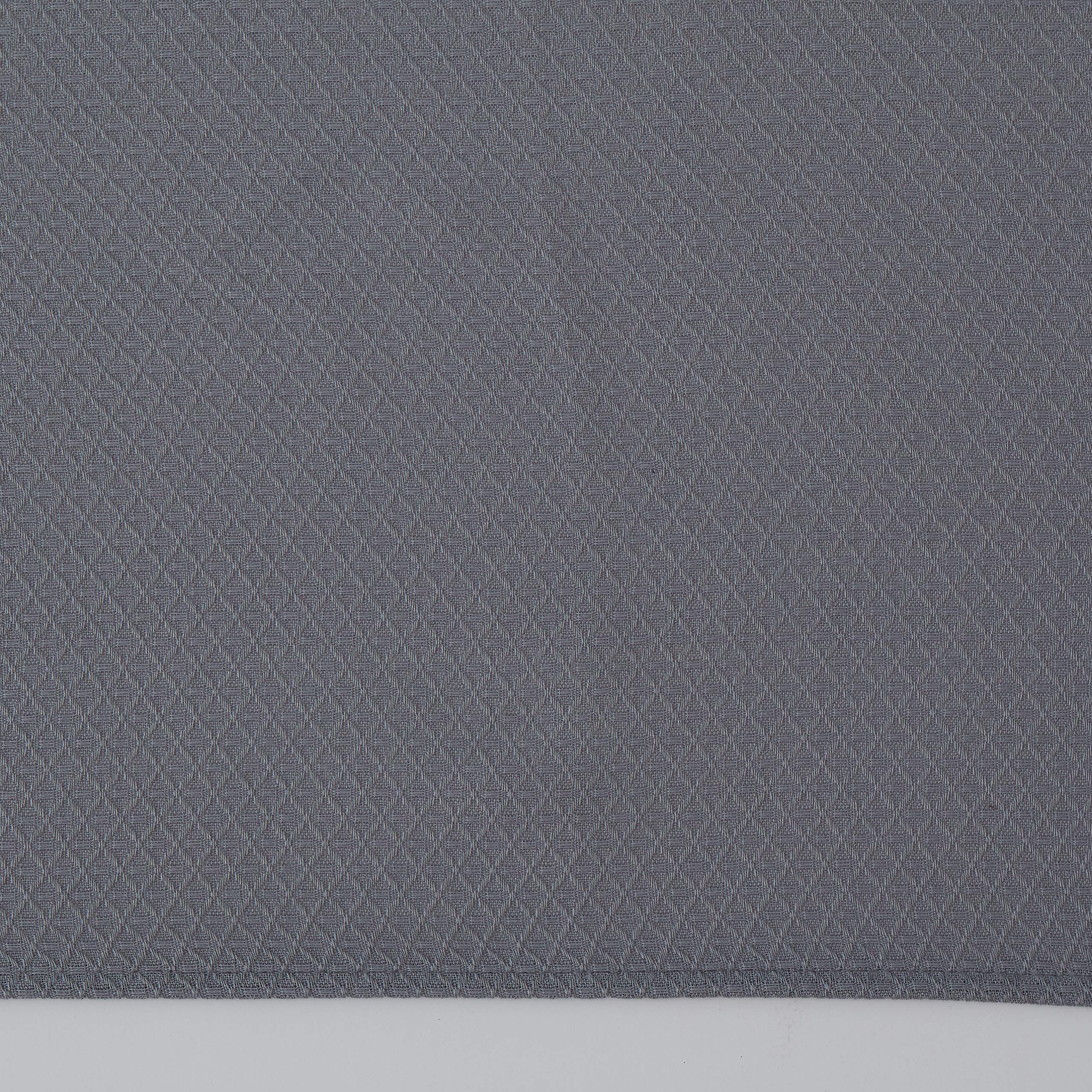 SKL Home Trio Valance - 13 Inch Window Valance in Gray - Perfect for Living Room, Bedroom & Kitchen Decor