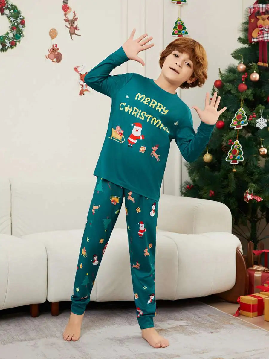 **Matching Family Christmas Pajamas Sets - Printed Holiday Pjs for Couples, Kids & Adults - Cozy Christmas Eve & Festive Sleepwear**
